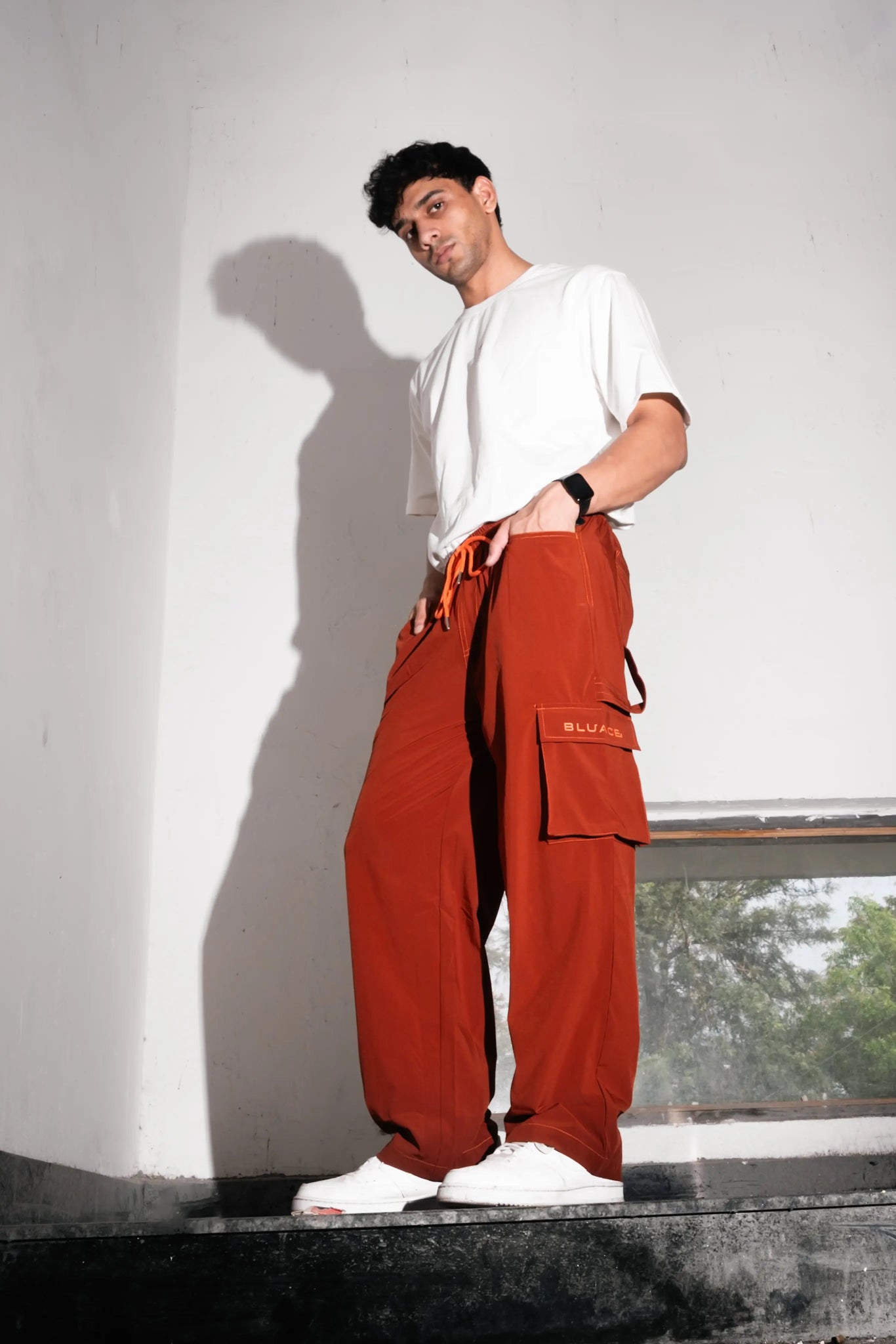 ALL MOTION Cargo Pants – Sundown Rust - Bluace.in