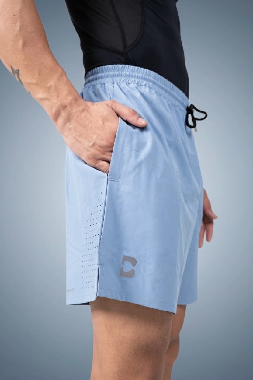 AIR - LITE Running Shorts - Ice Blue - Bluace.in