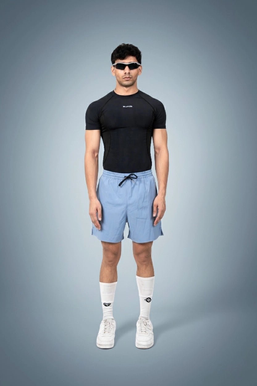 AIR - LITE Running Shorts - Ice Blue - Bluace.in