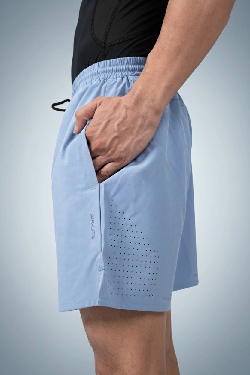 AIR - LITE Running Shorts - Ice Blue - Bluace.in