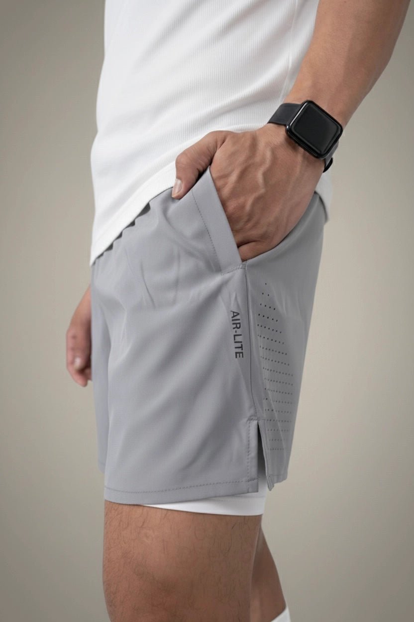 AIR - LITE Running Shorts - Mist - Bluace.in