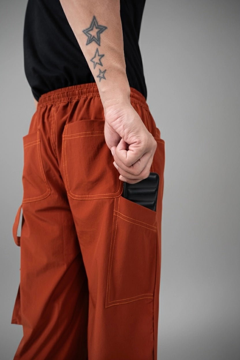 ALL MOTION Cargo Pants – Sundown Rust - Bluace.in