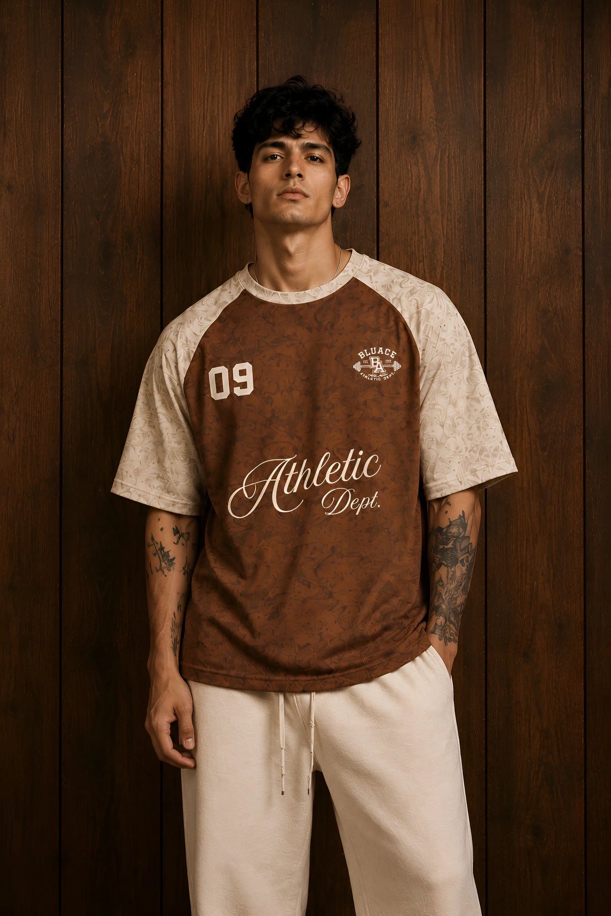 Athletic Dept. Raglan Jersey - Espresso Brown