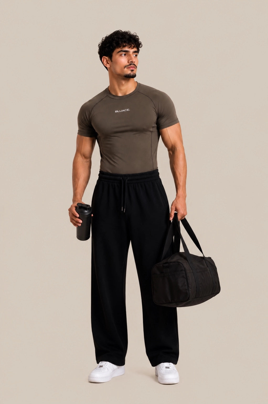 Hyperskin Compression Tee - Cocoa Brown