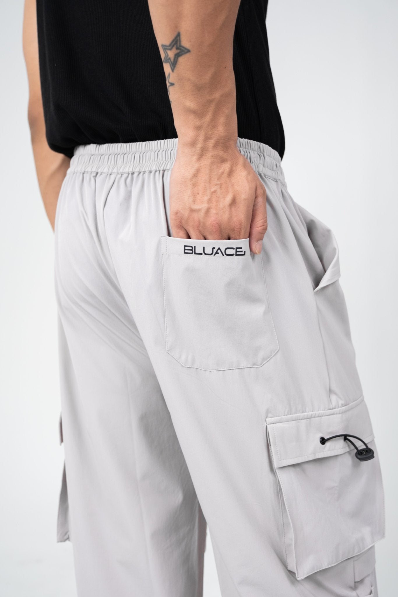 Stone Hybrid Cargo Pants - Bluace.in