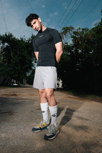 THE HYPERSKIN Compression Tee - Black - Bluace.in